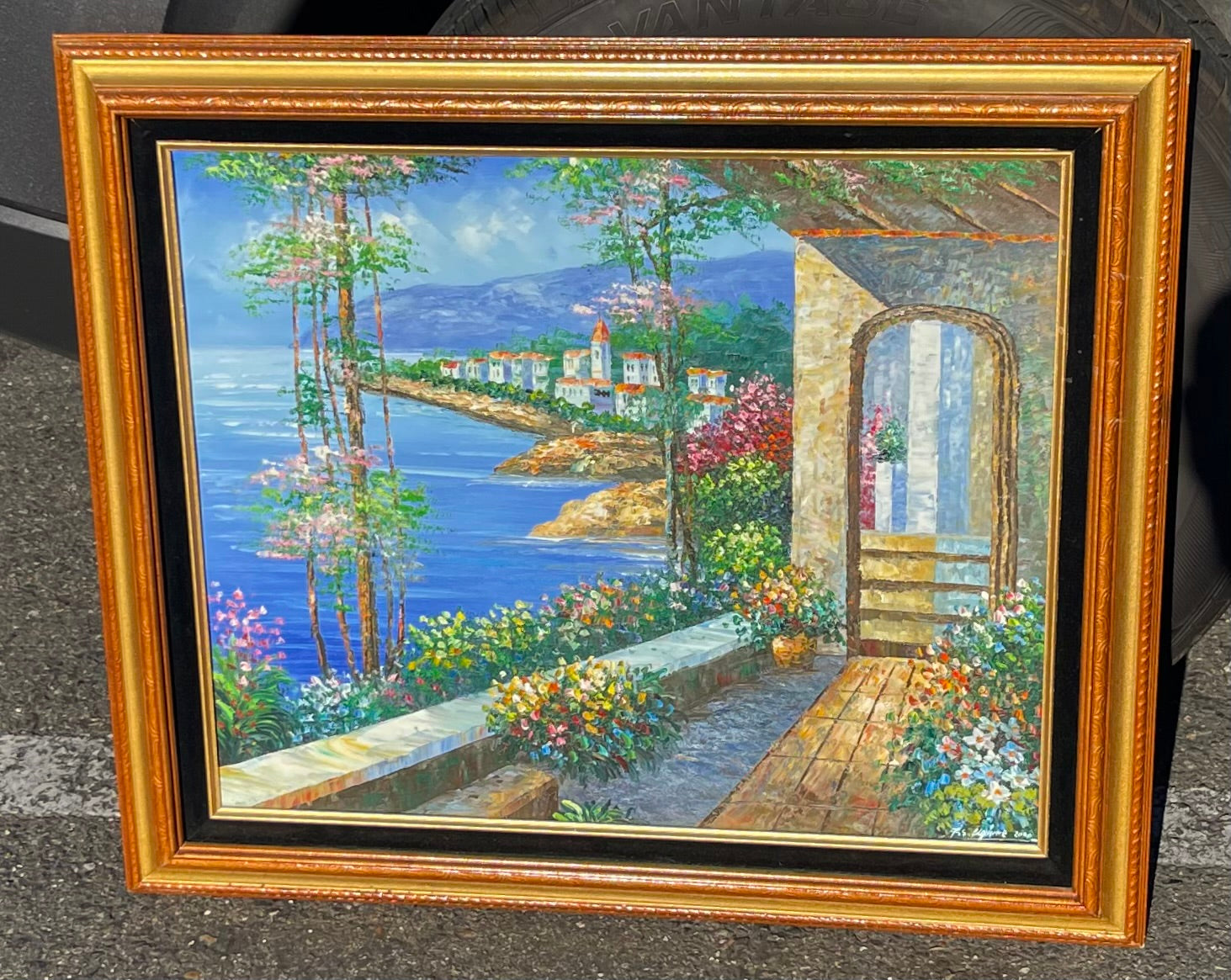 ORIGINAL PAINTING by Fr. Laporte from the year 2000 (approximate)