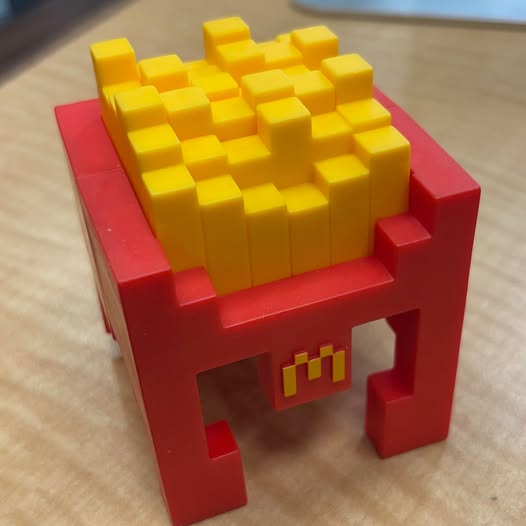 McDonald's Minecraft Movie Fry Helmet (OBO)